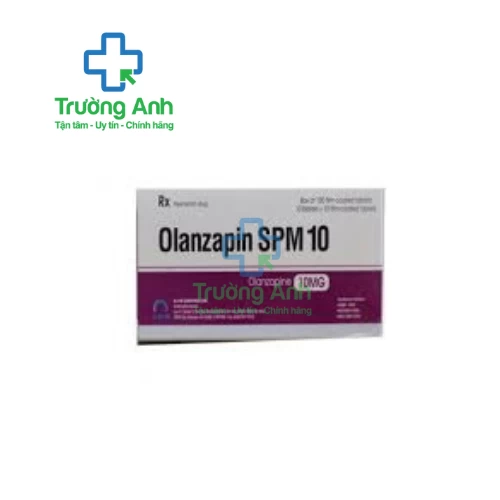 Olanzapin SPM 10mg - Thuốc điều trị các triệu chứng hưng cảm